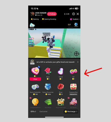 Regalos de TikTok Live